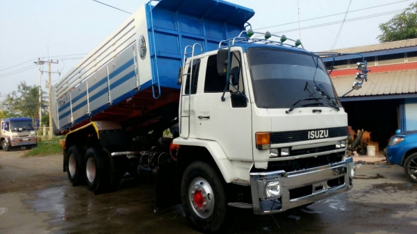 10ล้อดั้ม300แรง(เดิม240แรง) ISUZU FXZ23NFY ปี2533 วางเครื่อง6HK1 300แรงต้วใหม่ รถสวยมาก..มีระบบลาก เล่มพร้อม..