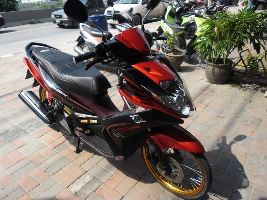 นูโว SX 135iปี56รถบ้านโช้คyssแท้ล้อคอมแท้สภาพนางฟ้าไม่มีริ้วรอยเครื่องแน่นๆเอกสารครบ