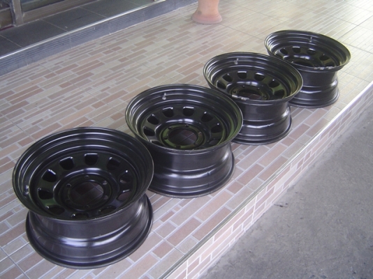 ล้อเหล็ก TCPY ลาย rock crawler 51 ขนาด 16x8 ออฟเซท 0