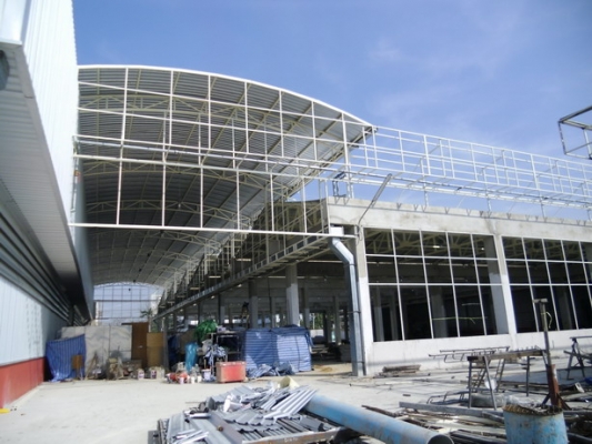 รับเหมา  สร้างโรงงาน อาคาร  ร้านกาแฟ