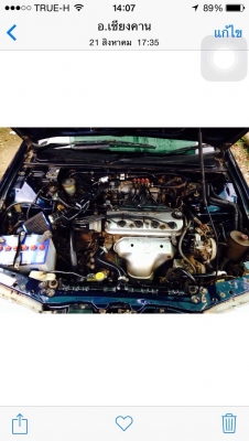 ขายHONDA ACCORD สภาพพร้อมใช้  ติดแก้ส  LPG  ประหยัดครับ