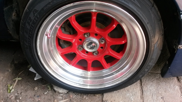 ขายล้อ15&times;8 4รู100 ยางปี12