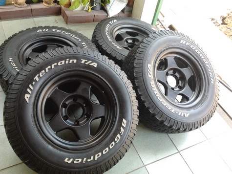 แบรดเลย์ วี + BF All 265/70/16 ปี10 สภาพดี พร้อมใช้งาน 1ชุด