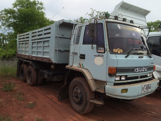 10ล้อ2เพลาดั้ม ISUZU 240 แรง FXZ23KF R...นางฟ้า รถสภาพสวย พร้อมใช้(เดิมหัวลาก)  เล่มพร้อม ครบ...
