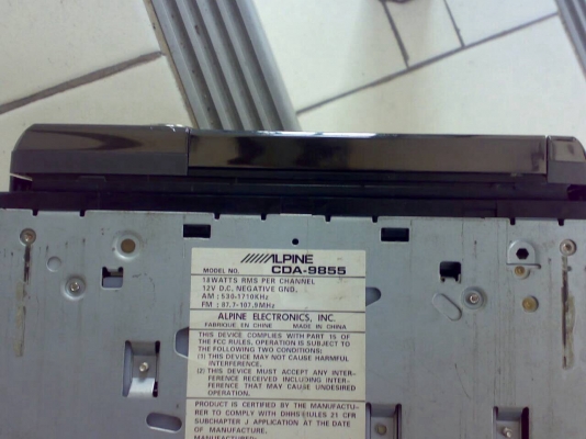 Alpine 9855 รุ่นใหญ่ สภาพสวยๆ เสียงดี รุ่นนิยมตัวแข่ง