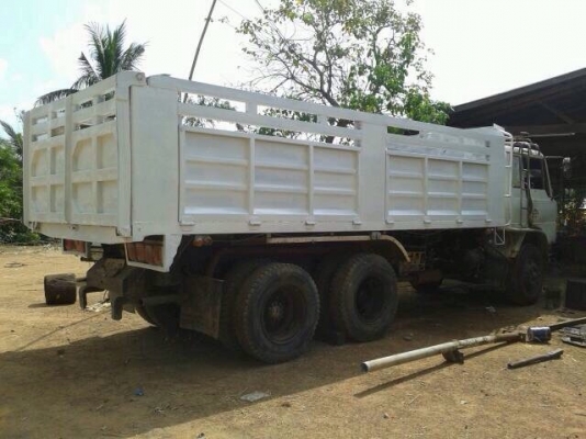 ขายรถบรรทุกสิบล้อดัมพ์ HINO F17 เครื่อง HO7C-185 แรง 2 เพลา เบรคลมดัน พวงมาลัยพาวเวอร์ สโลด์ ทะเบียนพร้อม