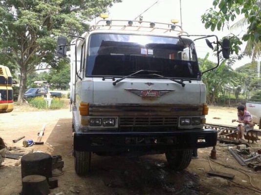 ขายรถบรรทุกสิบล้อดัมพ์ HINO F17 เครื่อง HO7C-185 แรง 2 เพลา เบรคลมดัน พวงมาลัยพาวเวอร์ สโลด์ ทะเบียนพร้อม