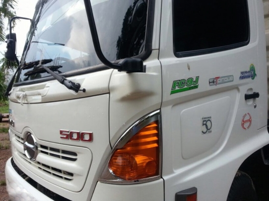 รถฮีโน่ 6 ล้อดั้ม 175 แรงม้า. ปี 55  ( รถวิ่ง 5x,xxx กม. )  สนใจติดต่อ  081 - 6079515