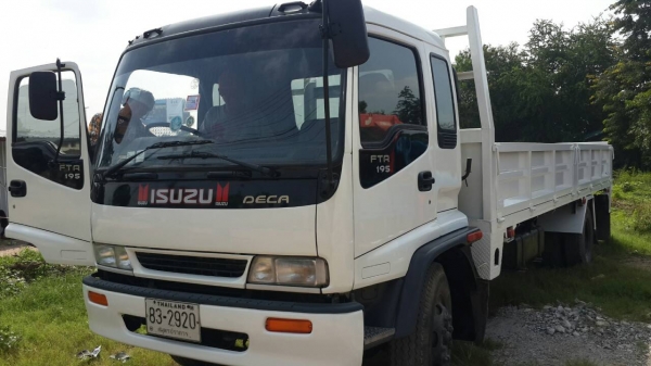 *ราคา 799,000* รถห้างแท้ ISUZU FTR Deca195 ปี44 กระบะเหล็ก ยาว 7.20 เมตร สีสวยทั้งหัวและกระบะ เครื่องแน่น ช่วงล่างดี