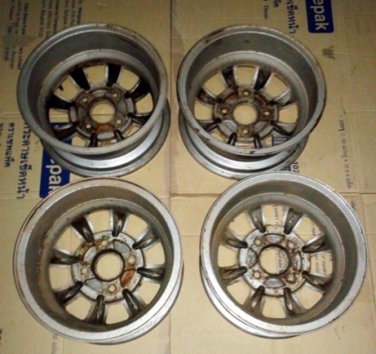 ขายแม็ก กล้วย Enkeiของเเท้ JAPANครับ ขอบ 13/5.5 4รู114ครับ