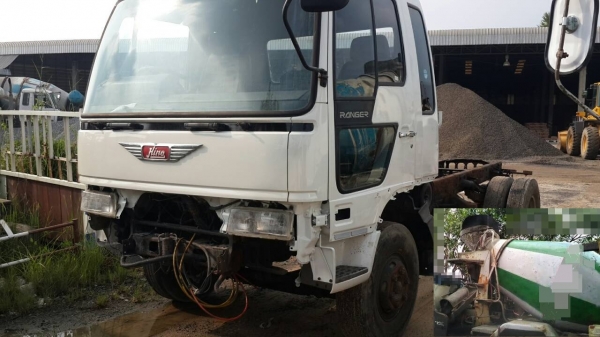 ** 870,000 ** ราคารถ HINO FD 185 แรงม้า+ติดตั้งโม่ตรง 3คิว สภาพพร้อมใช้ ** 870,000 ** ราคารถ HINO FD 185 แรงม้า+ติดตั้งโม่ตรง 3คิว สภาพพร้อมใช้