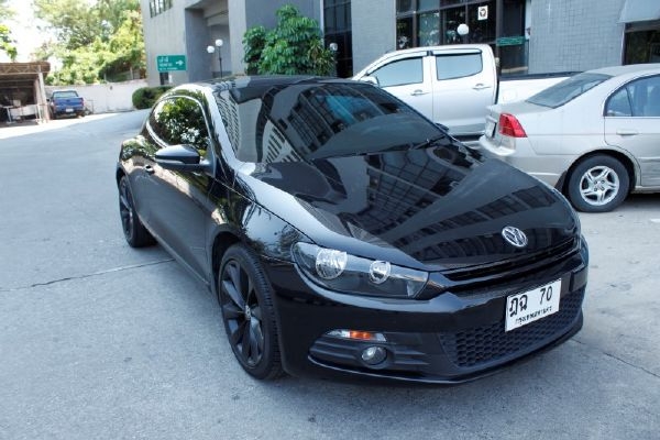 VW Scirocco 2.0 Turbo สีดำ ปี 2009 31,xxx km. full options.