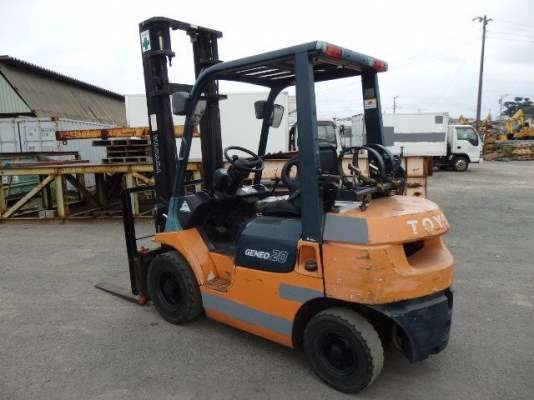 ขายฟอร์คลิฟต์ TOYOTA 7FG20 ใช้งานได้ 2 ระบบ GASOLINE/LPG  ( Specs Japan ) SIDE SHIP , เกียร์ MT , เดิมแท้จากญี่ปุ่น !!!!