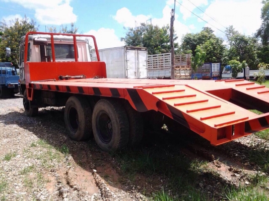 10ล้อ2เพลาไอ้หลง195เทรนเลอร์บรรทุกแม็คโคร200เหล็กบีม