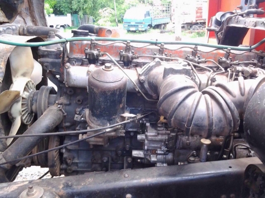 10ล้อ2เพลาไอ้หลง195เทรนเลอร์บรรทุกแม็คโคร200เหล็กบีม