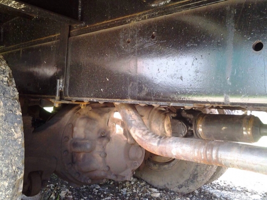 10ล้อ2เพลาไอ้หลง195เทรนเลอร์บรรทุกแม็คโคร200เหล็กบีม