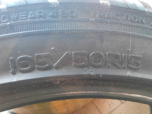 ยาง Nankang 165/50/15 ปี13 สภาพสวยๆ ดอหหนาตึบ