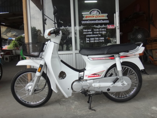 ขายHondaดรีมคุรุสภาแท้สีขาวเครื่องเดิมแน่นๆสวยๆมีทะเบียนเอกสารชุดโอน(ร้านโบราณคลาสสิค)กทมไลท์บางแค