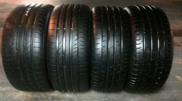 ขายยาง Continentel 235-35-19 ปี11,12 ดอกเต็ม ไม่ร้าว ไม่กินข้าง ยกชุด 6,900.-