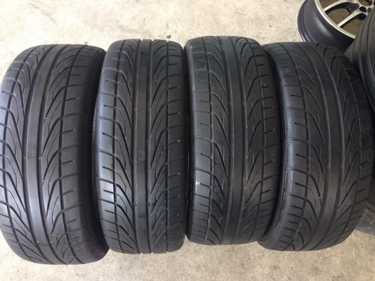 ขายยาง DUNLOP DZ101 195-55-15 ปี10(1คู่)ปี12(1คู่) ดอกสวย ไม่บวม ไม่ร้าว ชุดละ 4,000 บาท