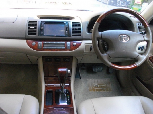 ขาย CAMRY 2.4Q สีทอง ตัวท๊อป ปี02 ติดแก๊สNGVหัวฉีด วิ่งแสนห้า จอDVD ราคา 315000 บาท