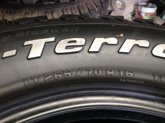 ขายยางฺBf  All  265/70-16