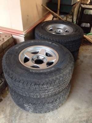 ขายยยางพร้อมแม็ก ลายเบรดเล่