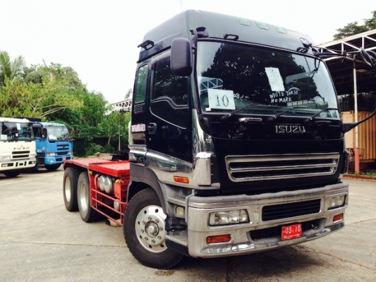 รถหัวลากสิบล้อ ISUZU GIGA (KL-EXZ75J3) 600 แรงม้า สีดำ สเปกเทพ สภาพนางฟ้า หาที่ไหนไม่มีอีกแล้ว