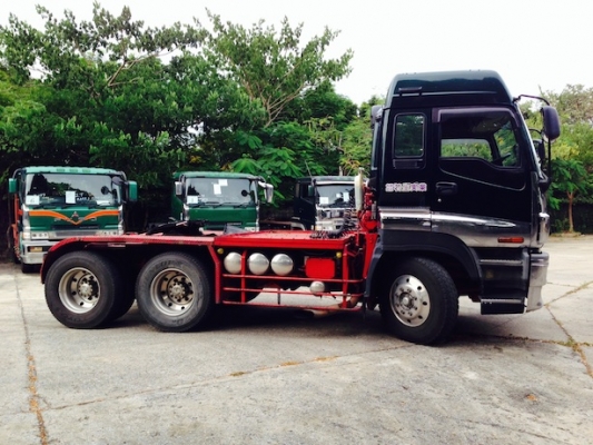 รถหัวลากสิบล้อ ISUZU GIGA (KL-EXZ75J3) 600 แรงม้า สีดำ สเปกเทพ สภาพนางฟ้า หาที่ไหนไม่มีอีกแล้ว