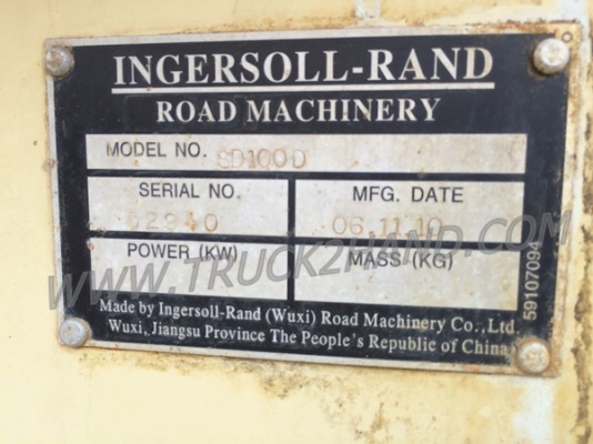 รถบด INGERSOLLRAND SD100D สองเปลือก 2 เพลา
