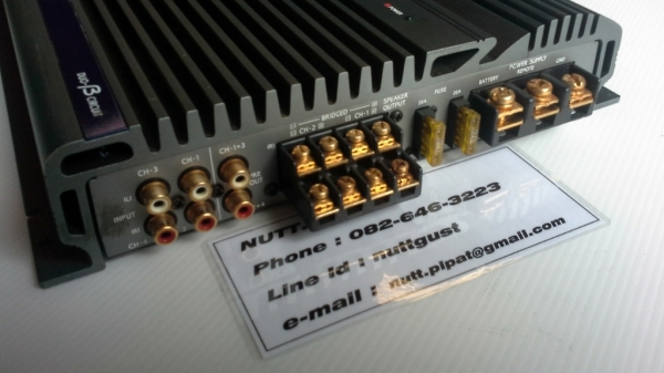 แอมป์ 4 แชแนล Alpine V12 Model MRV-F400S มือสองญี่ปุ่น