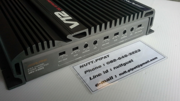 แอมป์ 4 แชแนล Alpine V12 Model MRV-F400S มือสองญี่ปุ่น
