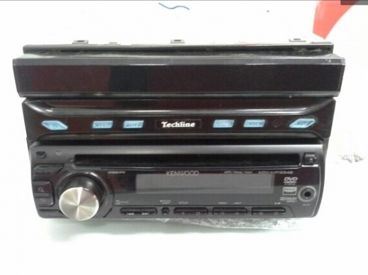 DVD kenwood พร้อมจอสไลค์ Techline สภาพใหม่