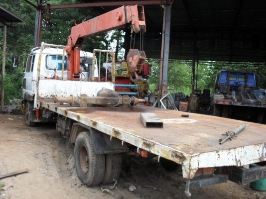 ขายด่วนรถ6ล้อFD-176เครืองWO6Eรถติดเครน3ตัน3ชัก4ปอก