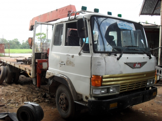 ขายด่วนรถ6ล้อFD-176เครืองWO6Eรถติดเครน3ตัน3ชัก4ปอก