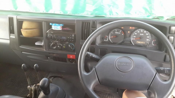 รถหกล้อ ISUZU ELF NPR150 ดัมพ์เกษตร ไมล์แท้ 27100KM.