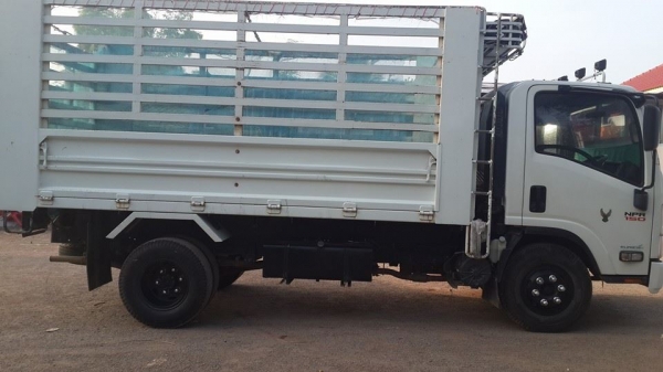 รถหกล้อ ISUZU ELF NPR150 ดัมพ์เกษตร ไมล์แท้ 27100KM.