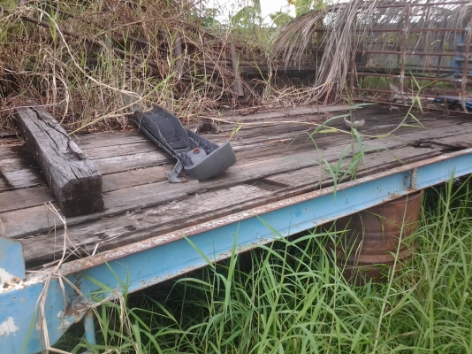 ขายตามสภาพหางขึ้นรถเกียวสิบล้อมีไฮโรลิกติดด้วยยาว7มกว้าง2.50