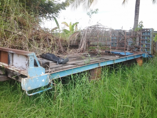 ขายตามสภาพหางขึ้นรถเกียวสิบล้อมีไฮโรลิกติดด้วยยาว7มกว้าง2.50