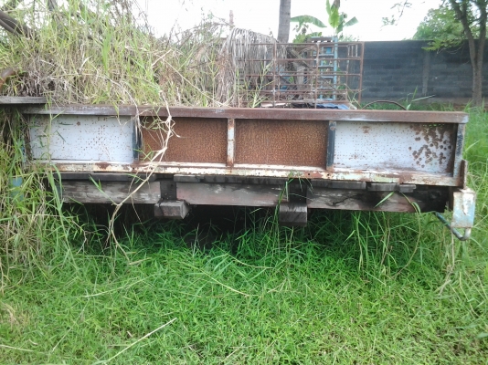 ขายตามสภาพหางขึ้นรถเกียวสิบล้อมีไฮโรลิกติดด้วยยาว7มกว้าง2.50