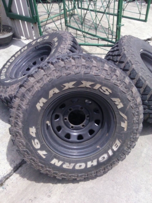 ขายยางMAXXIS M/T BIGHORN 764 พร้อมกระทะ TCPYขอบ15 ขายยางMAXXIS M/T BIGHORN 764 พร้อมกระทะ TCPYขอบ15