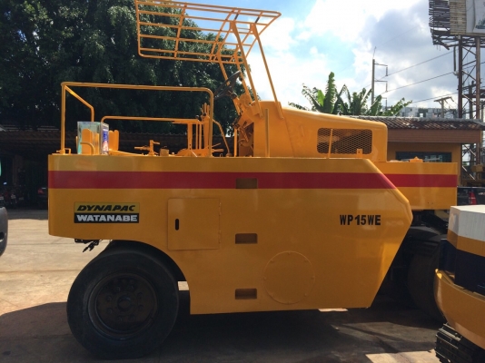 ขายด่วนรถบดล้อยาง7ล้อ Watanabe WP15WE พร้อมใช้ เก่าญี่ปุ่น