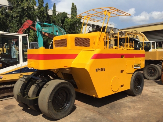 ขายด่วนรถบดล้อยาง7ล้อ Watanabe WP15WE พร้อมใช้ เก่าญี่ปุ่น