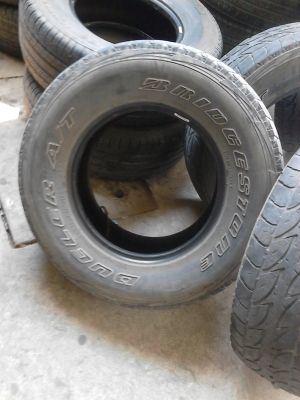265/70R16 BRIDGESTONE DUELER A/T ชุด 4 เส้น ดอกยางพอได้ TEL.081-427-3941 265/70R16 BRIDGESTONE DUELER A/T ชุด 4 เส้น ดอกยางพอได้ TEL.081-427-3941