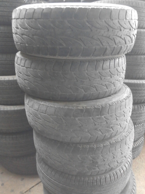 265/70R16 BRIDGESTONE DUELER  A/T ชุด 4 เส้น ดอกยางพอได้  TEL.081-427-3941