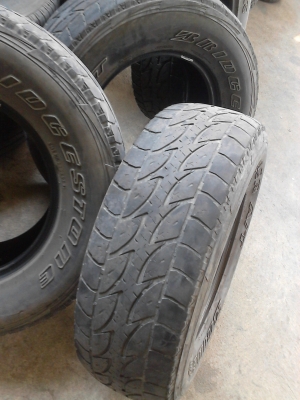 265/70R16 BRIDGESTONE DUELER A/T ชุด 4 เส้น ดอกยางพอได้ TEL.081-427-3941 265/70R16 BRIDGESTONE DUELER A/T ชุด 4 เส้น ดอกยางพอได้ TEL.081-427-3941