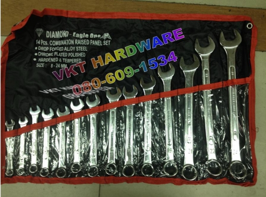 ประแจแหวนข้าง 14 ตัวชุด Eagle One