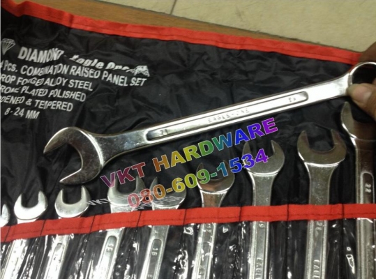 ประแจแหวนข้าง 14 ตัวชุด Eagle One