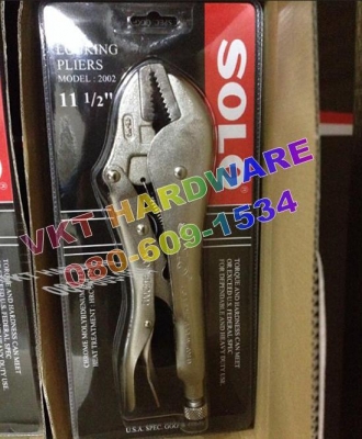 คีมล็อค SOLO 11"ครึ่ง