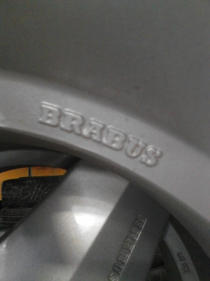 แม๊ก BENZ  BRABUS  8JX17  ET30  ขอบ 17  ขนาด 5 รู 112 MM.  ชุด 4 วง TEL.081-427-3941